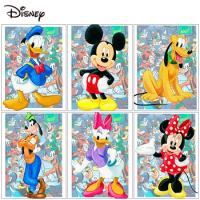 Disney Diamond Painting Minnie Diamond Embroidery Mickey Mouse Cross Stitch Daisy Cartoon Mosaic Donald Duck Pluto Home Decor