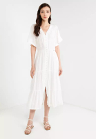 Superdry Embroidery Tiered Midi Dress