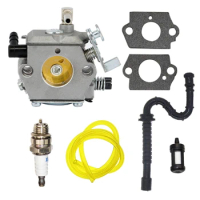 For Stihl028 028AV Carburetor Kit HU-40D Walbro WT-16B Gasket Filter Replacement