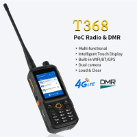 Newest Inrico T368 4G LTE GPS Poc Radio DMR Walkie Talkie Two Way Radio Dual Simcard Wifi Walkie Talkie with Camera Touch Screen
