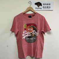 跩狗嚴選 極度乾燥 Superdry 乾燥玫瑰 粉紅 Itago T-shirt 有機純棉 短袖 寬鬆版 T恤 波浪 日本復古海浪