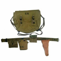MILITARY WW2 US ARMY EQUIPMENT FULL SET M36 BACKPACK HAVERSACK 1911 HOLSTER armyshop2008
