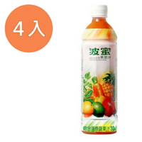 波蜜 果菜汁 580ml (4入)/組【康鄰超市】
