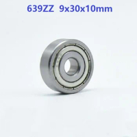 100pcs/lot 639ZZ 639-ZZ 639 ZZ 2Z 9*30*10mm 639Z Deep Groove Ball bearing Miniature Ball Bearings 9x30x10mm