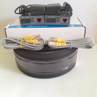 KABEL FIBER OPTIK DROPCORE 1C 3S 30M & SEPASANG NETLINK HTB 3100 AB