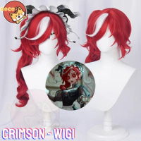 Identity V Crimson Cosplay Wig Game Identity V Priestess Wig Fiona Gilman Crimson Cosplay Long Red Wig