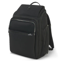 Echolac Backpack Large Capacity Male Business Laptop Bag Multifunctional Storage 17 inch (Black)