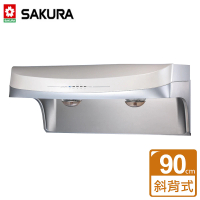 【SAKURA 櫻花】流線型抽油煙機90CM(DR-3880BSXL - 含基本安裝)