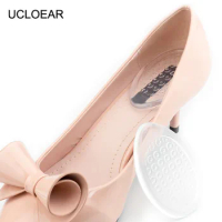 UCLOEAR Silicon Gel Insoles For Shoes Cushion Pad Transparent Heel Cushions Inserts Cushion Support Liners Relieve Heel Pai