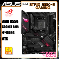ASUS ROG STRIX B550-E GAMING Support Ryzen 5 5600 Cpu 4×DDR4 128GB USB 3.2 ATX AMD B550 Motherboard AM4 Socket Used Main Board