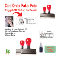 COD | Free Tinta Stempel Nilai Guru / Stempel Penilaian Viral