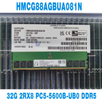 1PCS RAM 32GB 32G 2RX8 5600 PC5-5600B-UB0 DDR5 UDIMM For SK Hynix Desktop Memory HMCG88AGBUA081N