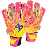 Professional Latex Football Goalkeeper Gloves Anti-slip Soccer Goalie Gloves Training Protective Football Goalkeeper Gloves