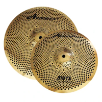 Two Pieces High Grade Low Volume Cymbal 10 Inch Splash+12 Inch Splash Cymbal for Drum Set