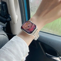 Slim Transparent Strap for App1e Watch Band 9 8 7 6 5 43 SE Ultra 49MM 45mm 42MM 38MM 44MM 40MM rain