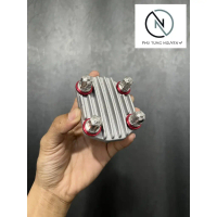 Combo 4 con Ốc Salaya Inox 304 7li BÍT tặng long đền đỏ Gắn Đầu Qui lát, đầu Bò xe máy Wave, Drea
