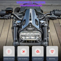 For Sportster S SPORTSTER S RH1250S 2021 2022 2023 Motorcycle PC Windscreen Screen Windshield Fairing Accessories Black