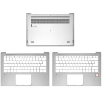 NEW Laptop Palmrest With Fingerprint Hole/Bottom Case For Lenovo Ideapad 720S-14 720S-14IKB Series Silver