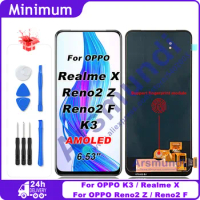 AMOLED For OPPO K3 / Reno2 Z / Reno2 F LCD Display Touch Screen Digitizer Assembly For OPPO Realme X / Reno 2F / Reno 2Z