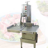 Commercial Electric Meat Bandsaw Stainless Steel Vertical Bone Sawing Frozen Meat Cutterfor Rib Pork Beef