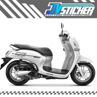 stiker keren variasi scoopy club 12 sticker simple murah grafis Kendaraan Motor