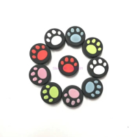 1000pcs Cat Paw Silicone Thumbstick joystick grip cap cover for xbox one 360/PS4 3 playstation game controller console gamepad