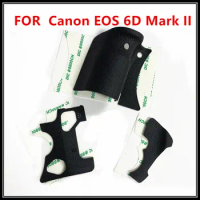 NEW 6D2 6DM2 6DII Body Rubber Front Grip + Rear + Left Side Cover For Canon 6D Mark II / 2 / M2 / Mark2 Camera Spare Part