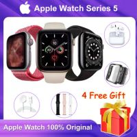 Apple Watch Series 5 Used 100% Original GPS Cellular 40MM/44M Smart watch Second Aluminum Case GIFT AirPods Watch Case