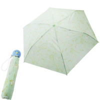 asdfkitty*日本san-x角落生物企鵝造型頭折傘-淡綠色-雨傘/摺疊傘/洋傘-附收納袋-日本正版商品