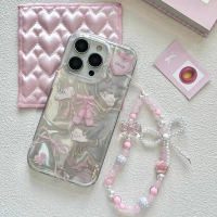 Angel Lamb Cartoon Bowknot Chain Case For OPPO A6 A5i A5 A3 Pro A5M A6S A6X A5X A3X Girl Water Rippl