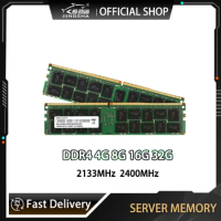 JINGSHA DDR4 ECC REG Memory 4GB 8GB 16GB 32GB RAM 2133MHZ 2400MHZ Server Memory Support X99 Motherboard And X99dual Main Board