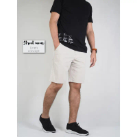 GW9639 กางเกงขาสั้น ผู้ชาย ผ้ายืด สีพื้น ยาว 20-21 นิ้ว ไซส์ 30-38  Goodwin Brand คําแนะนําการขายที่