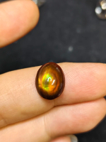NATURAL VOLCANIC FIRE AGATE 3.85 CTS