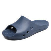Summer Unisex Non-slip Slippers Slip On Breathable Antiskid Batchroom Slippers Lightweight Hotel Anti-slip Slippers Wen Women