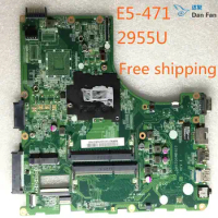 For Acer E5-471 2955U Laptop Motherboard DA0ZQ0MB6E0 Mainboard 100%tested fully work