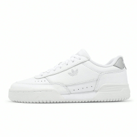 adidas 休閒鞋 Court Super W 女鞋 白 銀 皮革 三葉草 小白鞋 愛迪達 IF9433