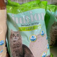 [5l -4kg]Cát vệ sinh cho mèo- Junior 3 mùi ( lemon ,coffee ,apple )
