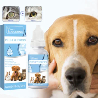 15ML Pet Eye Drops Cat Dog Eye Cleansing Eye Care Pet Washing Tear Stain Remover
