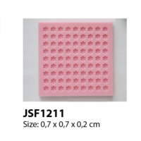 JSF1211 - Cetakan Silikon Mold Fondant CLay Cokelat Puding Bintang Kecil