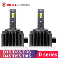 D1S LED Headlights HID Led Canbus 35000LM 6500K White 90W Plug&amp;Play D1S D2S D4S D5S D8S D1R D2R D3R Turbo LED Two-sided CSP Chip