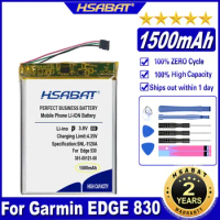 HSABAT 361-00121-00 361-00121-10 1500mAh Battery for Garmin Edge 830 / Edge 530 GPS Repair Replacement Part