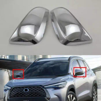ABS NEW Car Styling For Toyota Corolla Cross 2020 2021 Exterior Side Rear View Mirror Cover Trim Accessories