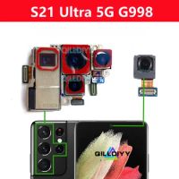 Rear Front Camera For Samsung Galaxy S21 Ultra 5G S21ultra G998 G998B G998U Main Telephoto Selfie Back Camera Module