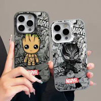 Cartoon Cute Groot Case for Apple iPhone 11 13 15 Pro Max 14 Plus 12 Mini Back Phone Cover Silicone Shockproof Protective Funda