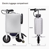 Portable Electric Luggage Travel Riding Suitcase The Ultra-light Mobility Scooter USB Charging Carry on Luggage with Wheels