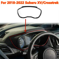 ABS Carbon Fiber interior Dashboard Frame Cover Trim For 2018+ Subaru XV/Crosstrek