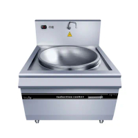 Commercial Induction Cooker, Large Pot Burner, Electric Frying Pan, High Power Concave Pasta Cooker, Canteen Stove, 10 kW, 20kW