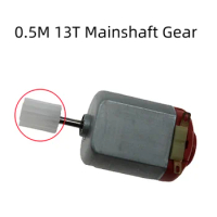 10PCS/LOT 0.5M 13T Mainshaft Gear,132A Plastic Toy Model Gear, For 2mm Shaft Diameter(1.95mm)130/140/260/370 Motor Shaft Gear