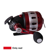 Fishing spincast reel 6 1BB bl35 closed metal spool with wristband 5 # PE line 55m