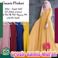 Gamis Plisket Premium Gamis Syar'i